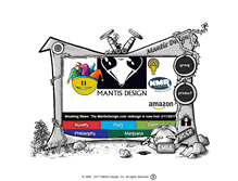 Tablet Screenshot of mantisdesign.com